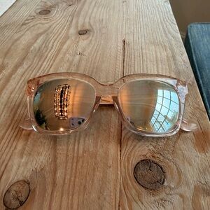 Diff Eyewear Sunglasses with Rose Gold Tint